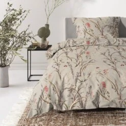 Cinderella Myrtle - Dekbedovertrek - Satijn - 200x200/220 Cm - Sand -Huishoudelijke Voorwerpen Winkel 1000055111 0103