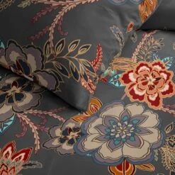 Cinderella Melanie - Dekbedovertrek - Katoen - 240x200/220 Cm - Anthracite -Huishoudelijke Voorwerpen Winkel 1000055114 0102