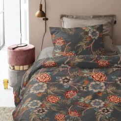 Cinderella Melanie - Dekbedovertrek - Katoen - 240x200/220 Cm - Anthracite -Huishoudelijke Voorwerpen Winkel 1000055114 0103