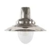 Beliani Hanglamp PINEGA - Zilver Metaal, Glas