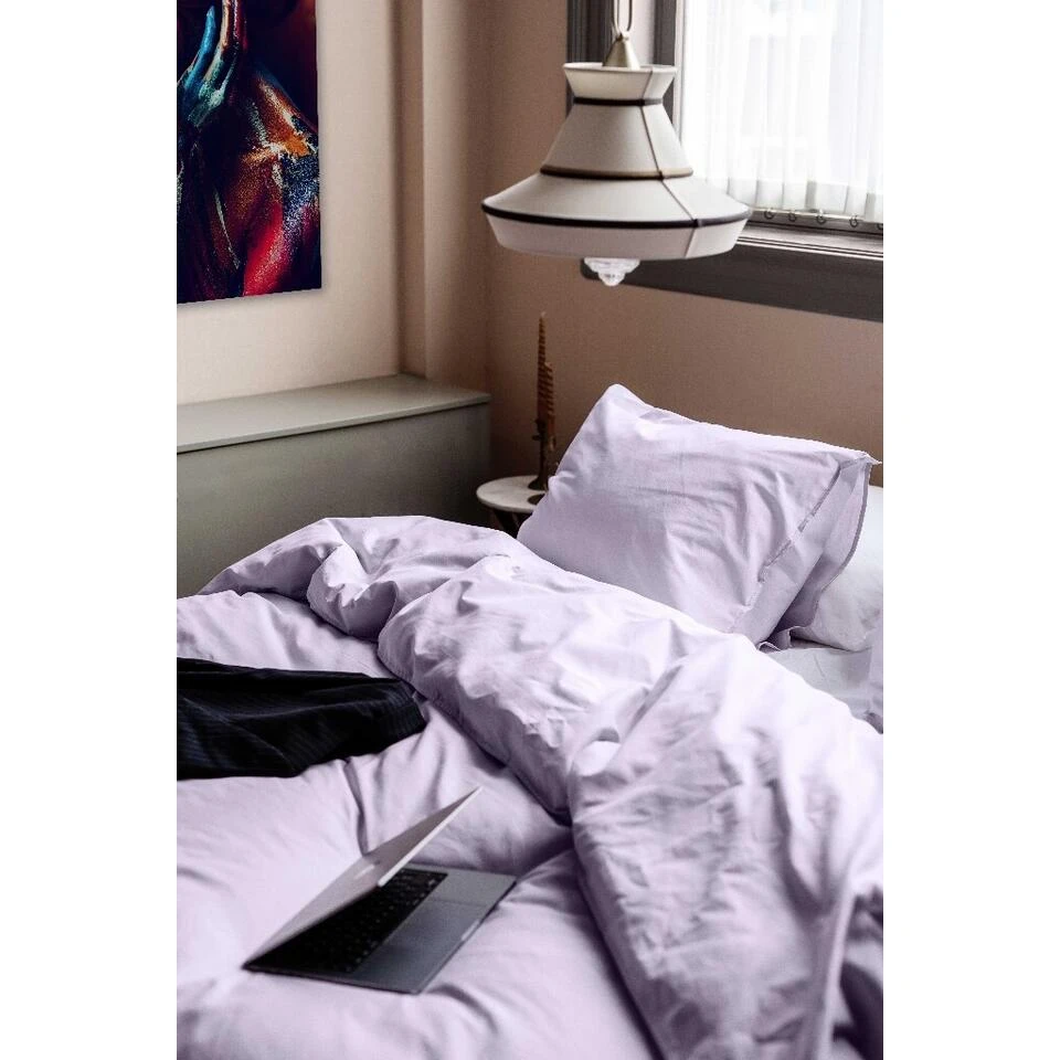 Dindi Home - Dekbedovertrek Forever Colours - 260x220 Cm - Lila 4 Dindi Home - Dekbedovertrek Forever Colours - 260x220 Cm - Lila - Afbeelding 4