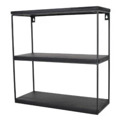 LOFT42 Wally Wandrek Met Zwart Mangohout - Metaal - 45x45x18