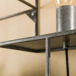 Hoyz - Wandschap 1L Cubic S / Oud Zilver -Huishoudelijke Voorwerpen Winkel 1000058480 0103