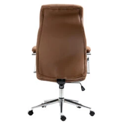 Clp Bureaustoel Wigan Leder Licht Bruin -Huishoudelijke Voorwerpen Winkel 1000059670 0103