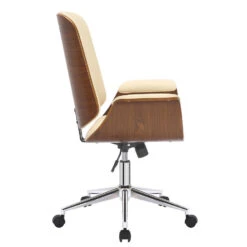 Clp Bureaustoel Mick Kunstleder Crème -Huishoudelijke Voorwerpen Winkel 1000059675 0102