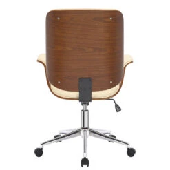 Clp Bureaustoel Mick Kunstleder Crème -Huishoudelijke Voorwerpen Winkel 1000059675 0103