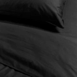 Ambiante Dekbedovertrek Uni Cotton Black-1-persoons (140 X 200/220 Cm) 7 Ambiante Dekbedovertrek Uni Cotton Black-1-persoons (140 X 200/220 Cm) -Huishoudelijke Voorwerpen Winkel 1000061204 0103