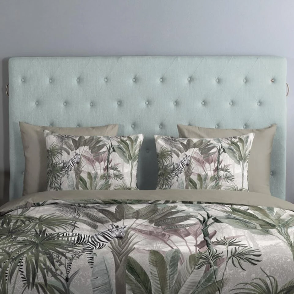 Good Morning Dekbedovertrek "Irene" - Groen - (200x220 Cm) 3 Good Morning Dekbedovertrek "Irene" - Groen - (200x220 Cm) - Afbeelding 3