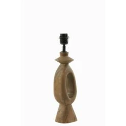 Lampvoet Django - Hout - 11x9x45cm -Huishoudelijke Voorwerpen Winkel 1000064778 0110