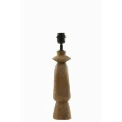Lampvoet Django - Hout - 11x9x45cm -Huishoudelijke Voorwerpen Winkel 1000064778 0111
