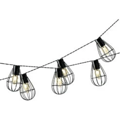 Lumineo Lichtsnoer - Solar - Metaal - 8 Lampjes - 350 Cm