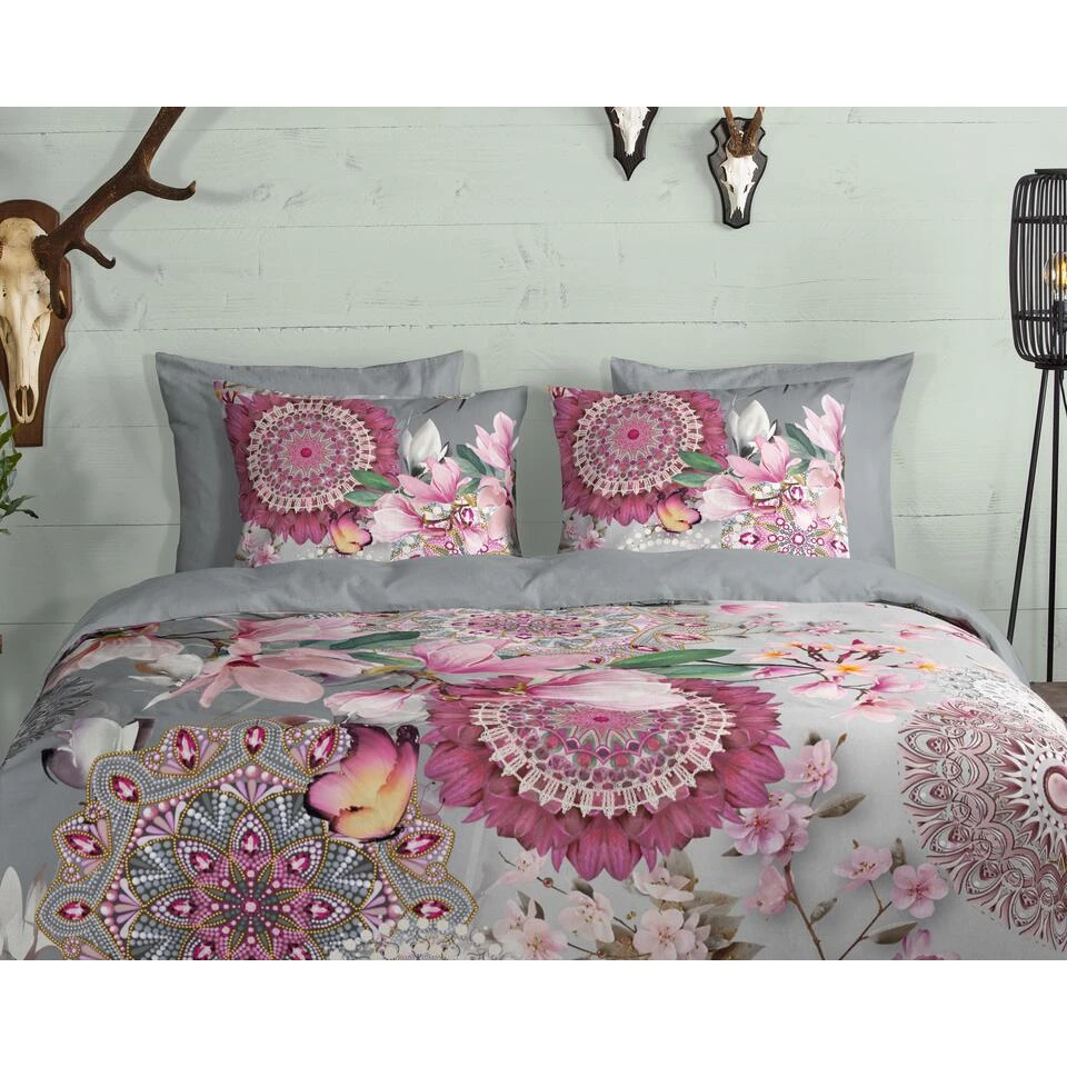 HIP Dekbedovertrek "Inaya" - Multi - (140x220 Cm) 4 HIP Dekbedovertrek "Inaya" - Multi - (140x220 Cm) - Afbeelding 4