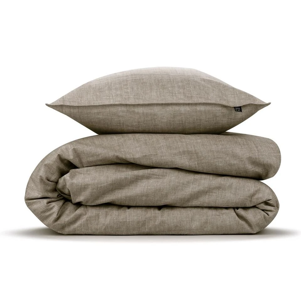 Zo! Home Zo Home Dekbedovertrek Lino Palm Taupe-Lits-jumeaux (240 X 200/220 Cm) 3 Zo! Home Zo Home Dekbedovertrek Lino Palm Taupe-Lits-jumeaux (240 X 200/220 Cm) - Afbeelding 3