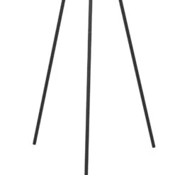 EGLO Fondachelli Vloerlamp - E27 - 151,5 Cm - Zwart/Grijs -Huishoudelijke Voorwerpen Winkel 1000067449 0102