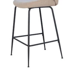 Giga Meubel Barkruk Teddy Taupe - Zithoogte 75cm - Zwart Onderstel 7 Giga Meubel Barkruk Teddy Taupe - Zithoogte 75cm - Zwart Onderstel -Huishoudelijke Voorwerpen Winkel 1000068126 0103