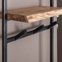 Giga Meubel Wandkapstok 6-Haaks - Hoedenplank - Air Solid Hoog -Huishoudelijke Voorwerpen Winkel 1000068482 0102