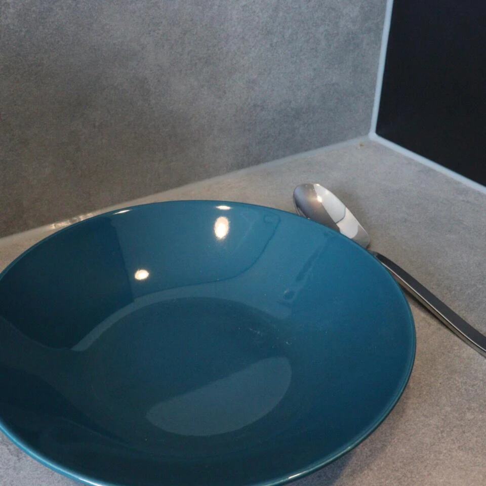 OTIX Diepe Borden Blauw Pastaborden Soepborden 6 Stuks 20cm Aardewerk 4 OTIX Diepe Borden Blauw Pastaborden Soepborden 6 Stuks 20cm Aardewerk - Afbeelding 4