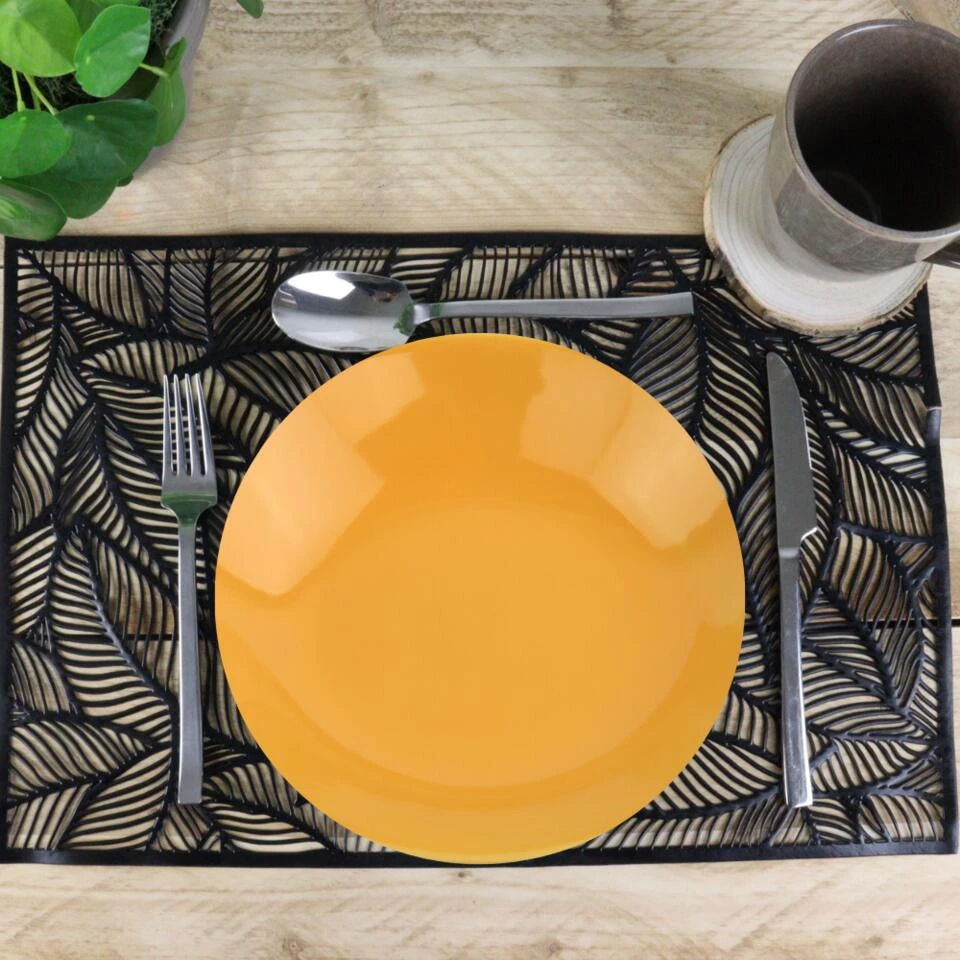 OTIX Diepe Borden Geel Pastaborden Soepborden 6 Stuks 20cm Aardewerk 2 OTIX Diepe Borden Geel Pastaborden Soepborden 6 Stuks 20cm Aardewerk - Afbeelding 2