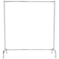 CLP Kledingrek Lara 120x120x38 Zilverkleurig -Huishoudelijke Voorwerpen Winkel 1000069916 0102