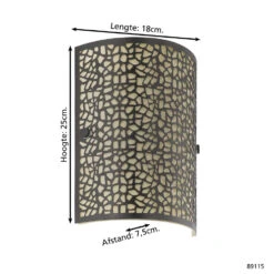 Eglo Almera Wandlamp -Huishoudelijke Voorwerpen Winkel 1000070089 0103