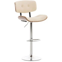 CLP Barkruk Sarnia Kunstleder Crème