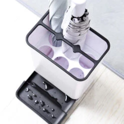 QUVIO Paraplubak Kunststof Wit/zwart -Huishoudelijke Voorwerpen Winkel 1000071782 0103