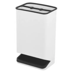 QUVIO Paraplubak Kunststof Wit/zwart