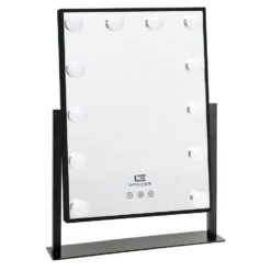 United Entertainment Hollywood Spiegel Met 12 LEDs - Zwart