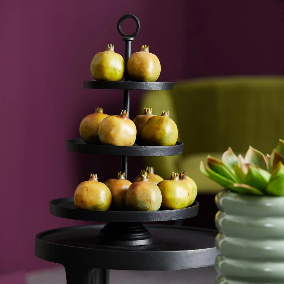 Etagère Marozu - Zwart - 3 Laags 2 Etagère Marozu - Zwart - 3 Laags - Afbeelding 2