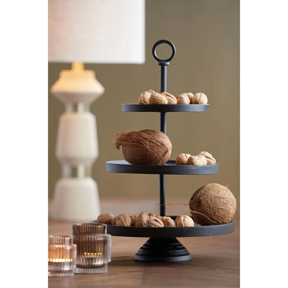 Etagère Marozu - Zwart - 3 Laags 3 Etagère Marozu - Zwart - 3 Laags - Afbeelding 3