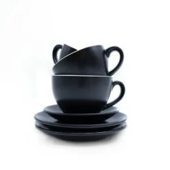 Barista Innovations Nero - Schotel Voor Cappuccinokop - Set Van 6 - Mat Zwart 6 Barista Innovations Nero - Schotel Voor Cappuccinokop - Set Van 6 - Mat Zwart -Huishoudelijke Voorwerpen Winkel 1000073350 0102