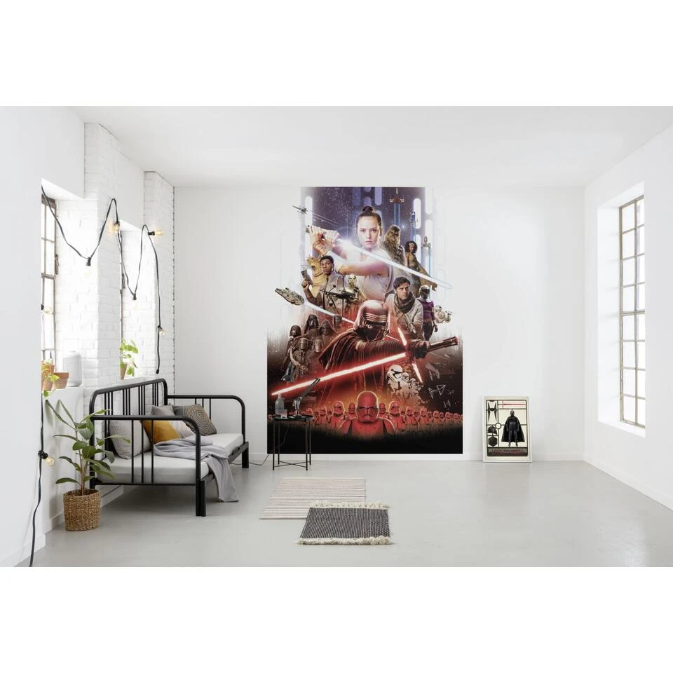 Komar Fotobehang - STAR WARS EP9 Movie Poster Rey - Multicolor - 184 X 254 Cm 2 Komar Fotobehang - STAR WARS EP9 Movie Poster Rey - Multicolor - 184 X 254 Cm - Afbeelding 2