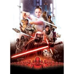 Komar Fotobehang - STAR WARS EP9 Movie Poster Rey - Multicolor - 184 X 254 Cm