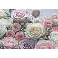 Komar Fotobehang - Floraison - Roze, Lila Paars En Wit - 368 X 254 Cm - 611002