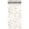 ESTAhome Behang - Veldbloemen - Groen En Terracotta Roze - 53 Cm X 10,05 M