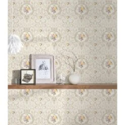 A.S. Creation A.S. Création Behang - Barokprint - Zandkleurig - 53 Cm X 10,05 M - AS-343912 -Huishoudelijke Voorwerpen Winkel 1000075779 0103
