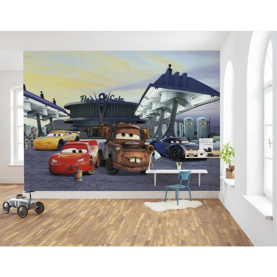 Komar Fotobehang - Cars - Multicolor - 368 X 254 Cm - 610955 2 Komar Fotobehang - Cars - Multicolor - 368 X 254 Cm - 610955 - Afbeelding 2