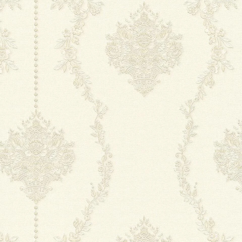 A.S. Creation A.S. Création Behang - Barokprint - Grijs Wit - 53 Cm X 10,05 M - AS-344933 1 A.S. Creation A.S. Création Behang - Barokprint - Grijs Wit - 53 Cm X 10,05 M - AS-344933