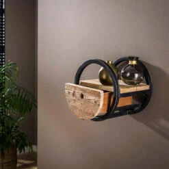 Wandschap Hardy Met - Hout - Bruin 6 Wandschap Hardy Met - Hout - Bruin -Huishoudelijke Voorwerpen Winkel 1000076605 0102