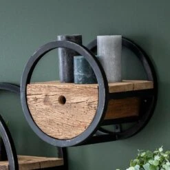 Wandschap Hardy Met - Hout - Bruin 7 Wandschap Hardy Met - Hout - Bruin -Huishoudelijke Voorwerpen Winkel 1000076605 0103