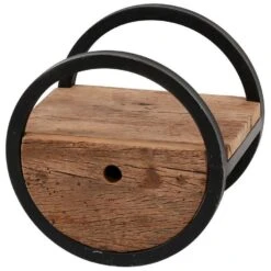 Wandschap Hardy Met - Hout - Bruin