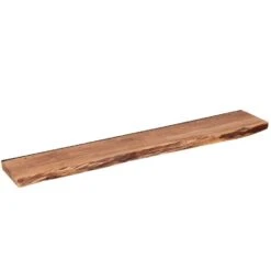 Wandplank Edwin 120cm - Hout - Bruin