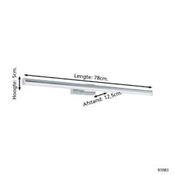 EGLO Vadumi Wandlamp - LED - 78 Cm - Grijs/Wit 7 EGLO Vadumi Wandlamp - LED - 78 Cm - Grijs/Wit -Huishoudelijke Voorwerpen Winkel 1000076816 0103