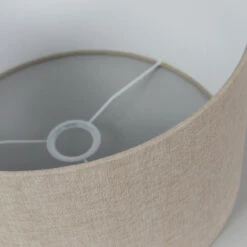 QAZQA Stoffen Lampenkap Lichtbruin 35/35/20 -Huishoudelijke Voorwerpen Winkel 1000078792 0103