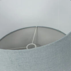 QAZQA Stoffen Lampenkap Lichtblauw 50/50/25 7 QAZQA Stoffen Lampenkap Lichtblauw 50/50/25 -Huishoudelijke Voorwerpen Winkel 1000078799 0103