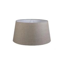 QAZQA Linnen Lampenkap Grijs 55/45/28