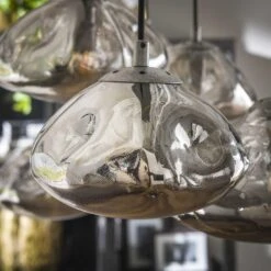 Giga Meubel Hanglamp 7-Lichts - Glas - 130x150x50cm - Lamp Cloud -Huishoudelijke Voorwerpen Winkel 1000079176 0103