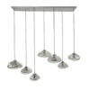 Giga Meubel Hanglamp 7-Lichts - Glas - 130x150x50cm - Lamp Cloud