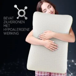 Vitapur Premium Ionity Anatomisch Kussen - 40x60 Cm -Huishoudelijke Voorwerpen Winkel 1000080656 0111