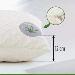 Hennep Active Air Kussen - 50x70 Cm 6 Hennep Active Air Kussen - 50x70 Cm -Huishoudelijke Voorwerpen Winkel 1000080662 0102